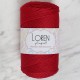 Loren Polyester Soft Macrame Koyu Kırmızı El Örgü İpi - LM020 - 34433 Loren Polyester Soft Macrame Koyu Kırmızı El Örgü İpi - LM020 - 34433