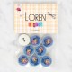 Loren Crafts 8'li Balık Düğme - 1180 Loren Crafts 8'li Balık Düğme - 1180