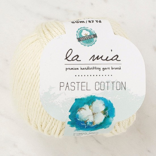 La Mia Pastel Cotton Sarı El Örgü İpi - L182 - 33951 La Mia Pastel Cotton Sarı El Örgü İpi - L182 - 33951