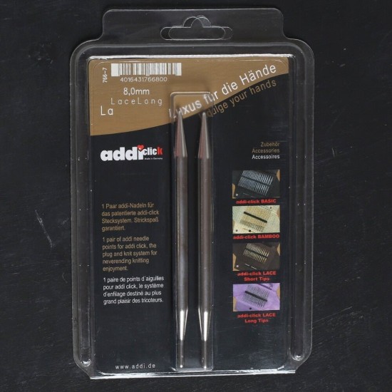 Addi Click Lace 8 Mm Değiştirilebilir Uzun Uçlu Da Addi Click Lace 8 Mm Değiştirilebilir Uzun Uçlu Da