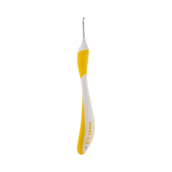 Addi Swing 2,5mm 16cm Sarı Ergonomik Yün Tığ - 140 Addi Swing 2,5mm 16cm Sarı Ergonomik Yün Tığ - 140
