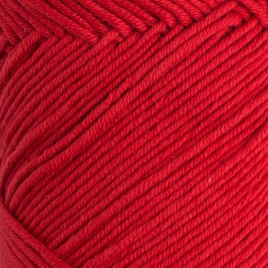 La Mia Baby Cotton Kırmızı El Örgü İpi - L033 - 33634 La Mia Baby Cotton Kırmızı El Örgü İpi - L033 - 33634
