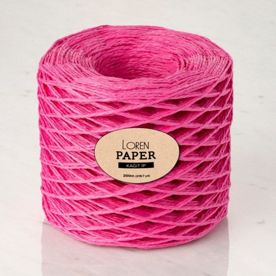 Loren Paper Fuşya Kağıt İpi - RH23 Loren Paper Fuşya Kağıt İpi - RH23