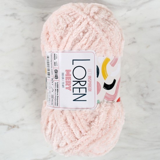 Loren Mery Pudra Pembesi El Örgü İpi - M401 - 34309 Loren Mery Pudra Pembesi El Örgü İpi - M401 - 34309