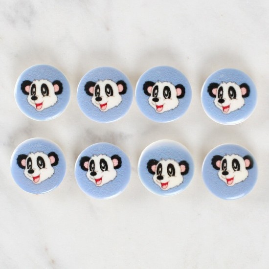 Loren Crafts 8'li Panda Düğme - 1239 Loren Crafts 8'li Panda Düğme - 1239