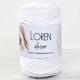 Loren Decor 3 Büküm Makrome İpi Beyaz - L001 Loren Decor 3 Büküm Makrome İpi Beyaz - L001