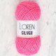 Loren Silver Koyu Pembe El Örgü İpi - RS0016 - 34076 Loren Silver Koyu Pembe El Örgü İpi - RS0016 - 34076