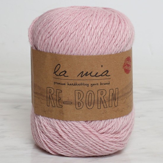 La Mia Re - Born Açık Pembe El Örgü İpi - L101 La Mia Re - Born Açık Pembe El Örgü İpi - L101