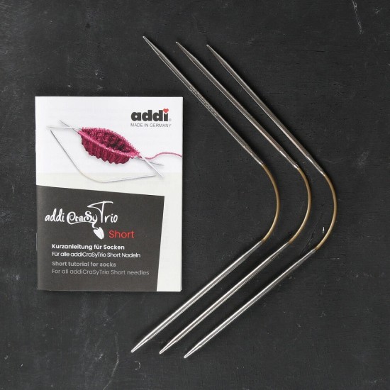 Addi CrasyTrio 3 lü 5 Mm 21 Cm Misinalı Çorap Şişi Addi CrasyTrio 3 lü 5 Mm 21 Cm Misinalı Çorap Şişi