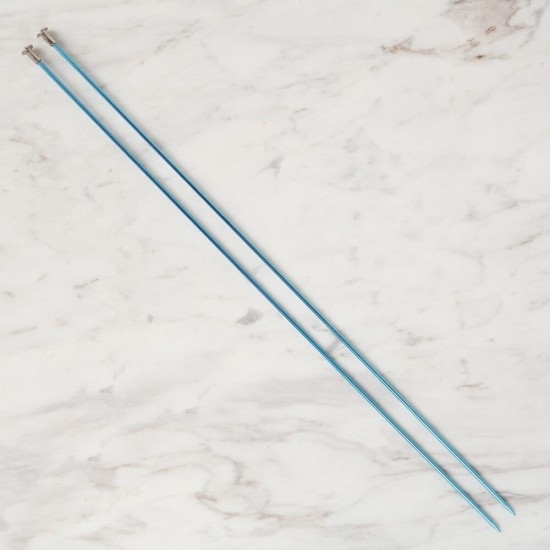 Loren Crafts 2,5 mm 35 cm Mavi Metal Örgü Şişi - L Loren Crafts 2,5 mm 35 cm Mavi Metal Örgü Şişi - L