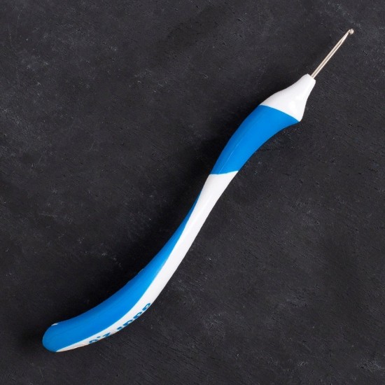 Addi Swing 2mm 16cm Mavi Ergonomik Yün Tığ - 140-7 Addi Swing 2mm 16cm Mavi Ergonomik Yün Tığ - 140-7