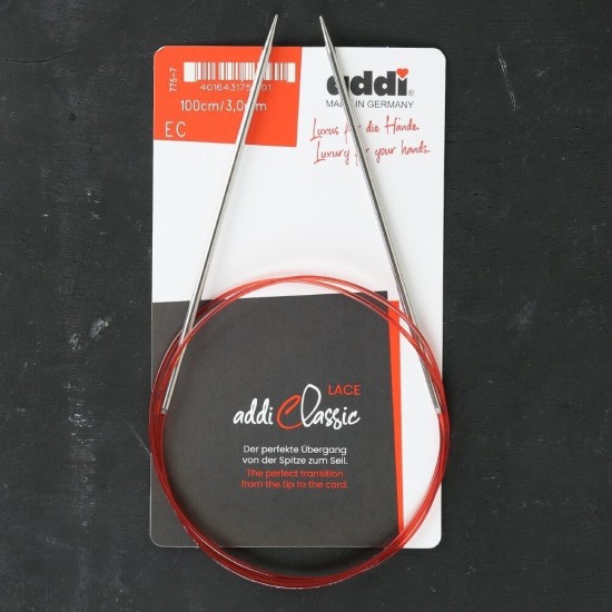 Addi 3,0mm 100cm Misinalı Dantel Şişi - 775-7 Addi 3,0mm 100cm Misinalı Dantel Şişi - 775-7