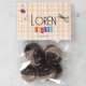 Loren Crafts 8'li Düğme Kahverengi - 1139 Loren Crafts 8'li Düğme Kahverengi - 1139