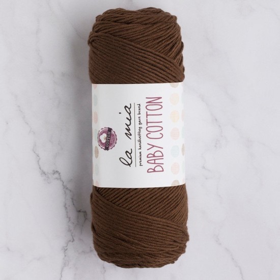 La Mia Baby Cotton Kahverengi El Örgü İpi - L005 - 33633 La Mia Baby Cotton Kahverengi El Örgü İpi - L005 - 33633