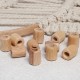 Loren Crafts 10 Adet Ham Boru Ahşap Boncuk 16mm Loren Crafts 10 Adet Ham Boru Ahşap Boncuk 16mm