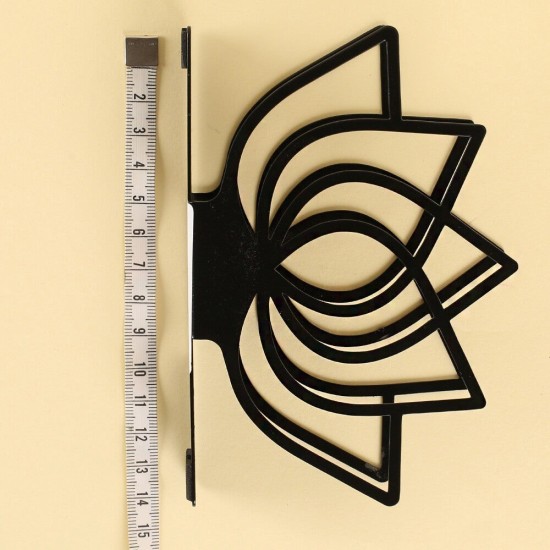 Loren Home Lotus Siyah Metal Peçetelik Loren Home Lotus Siyah Metal Peçetelik