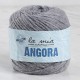La Mia Angora 50gr Gri El Örgü İpi - L134 - 33809 La Mia Angora 50gr Gri El Örgü İpi - L134 - 33809