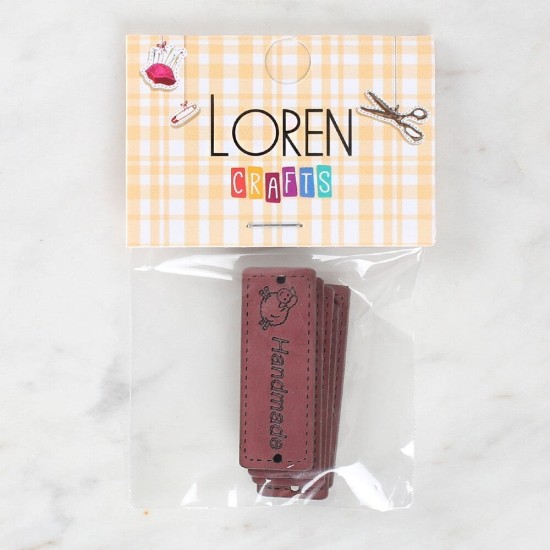 Loren Crafts Handmade Deri Arma 5 Adet - 1556 Loren Crafts Handmade Deri Arma 5 Adet - 1556