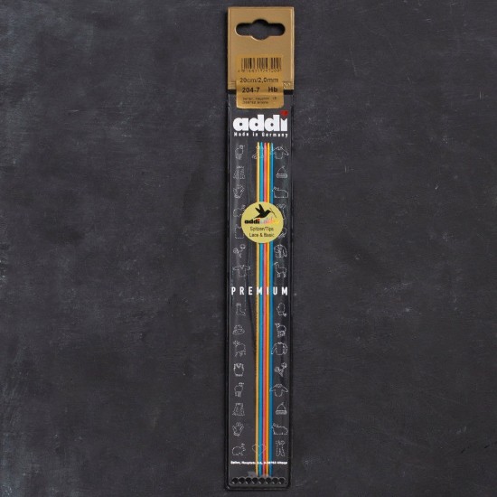 Addi Colibri 2mm 20cm Renkli Çorap Şişi - 204-7 Addi Colibri 2mm 20cm Renkli Çorap Şişi - 204-7