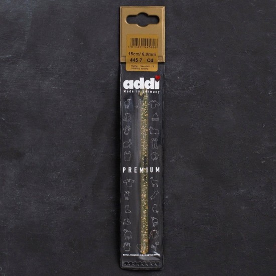 Addi Champagner 6mm 15cm Plastik Simli Yün Tığ - 4 Addi Champagner 6mm 15cm Plastik Simli Yün Tığ - 4