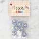 Loren Crafts 8'li Köpek Düğme - 1243 Loren Crafts 8'li Köpek Düğme - 1243