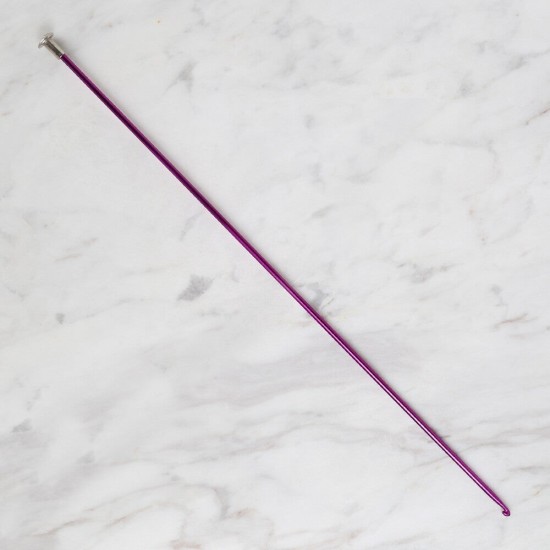 Loren Crafts 2,5 mm 25 cm Mor Metal Gagalı Örgü Tı Loren Crafts 2,5 mm 25 cm Mor Metal Gagalı Örgü Tı