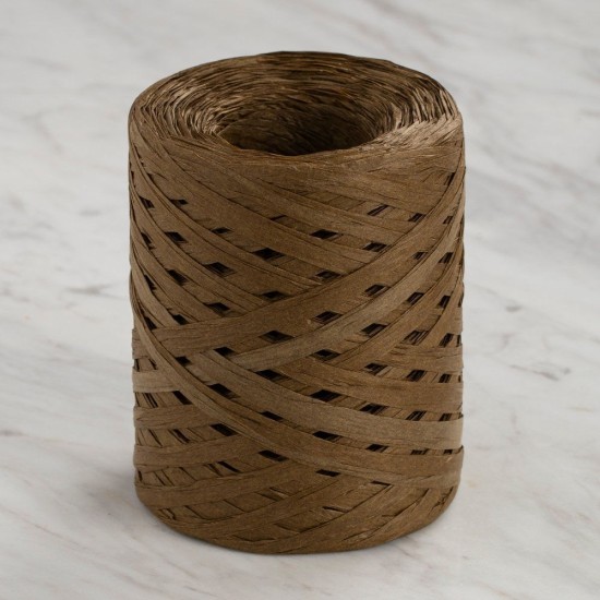 Loren Natural Raffia 90 gr Haki Yeşil Kağıt İp - 8 Loren Natural Raffia 90 gr Haki Yeşil Kağıt İp - 8