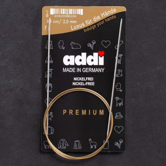 Addi 2mm 80cm Klasik Misinalı Şiş- 105-7 Addi 2mm 80cm Klasik Misinalı Şiş- 105-7
