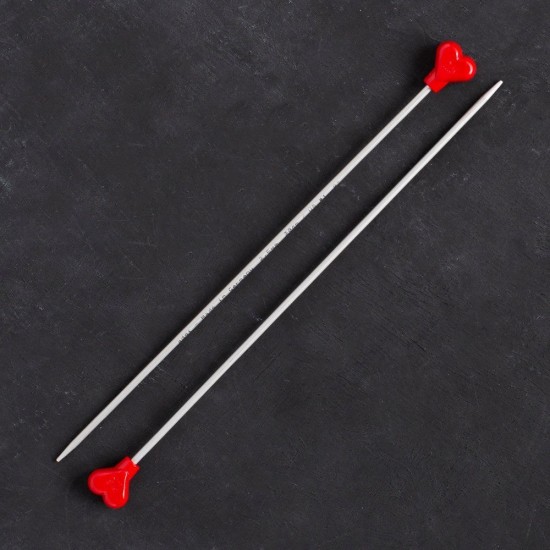 Addi Kalpli 2,5mm 20cm Klasik Alüminyum Örgü Şişi Addi Kalpli 2,5mm 20cm Klasik Alüminyum Örgü Şişi