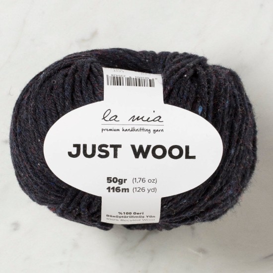 La Mia Just Wool Koyu Lacivert El Örgü İpi - LT012 - 33832 La Mia Just Wool Koyu Lacivert El Örgü İpi - LT012 - 33832