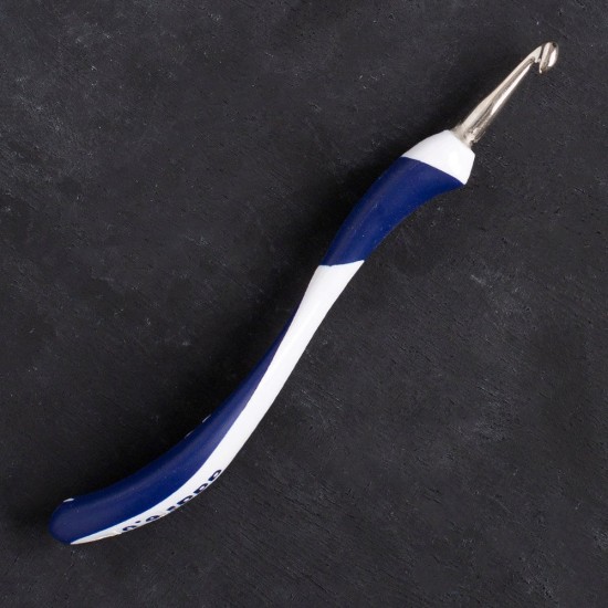 Addi Swing 6mm 16cm Lacivert Ergonomik Yün Tığ - 1 Addi Swing 6mm 16cm Lacivert Ergonomik Yün Tığ - 1