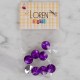 Loren Crafts mor 8 li düğme - 200 Loren Crafts mor 8 li düğme - 200