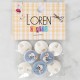 Loren Crafts 8'li Fok Düğme - 1246 Loren Crafts 8'li Fok Düğme - 1246