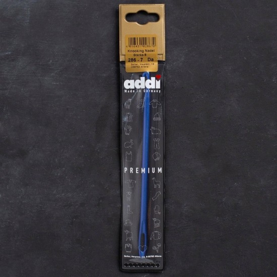 Addi 6mm Mavi İğne Delikli Tığ - 286-7 Addi 6mm Mavi İğne Delikli Tığ - 286-7