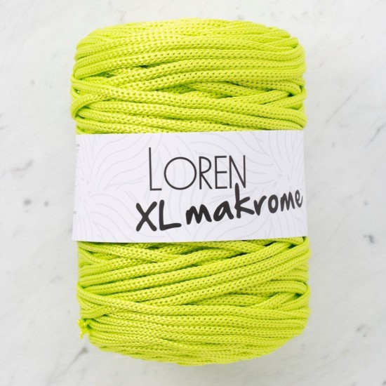 Loren XL Makrome Fıstık Yeşil El Örgü İpi - R042 - 33707 Loren XL Makrome Fıstık Yeşil El Örgü İpi - R042 - 33707